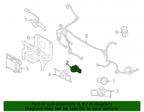 Mitsubishi Outlander 22-26 Front Bumper Parking Sensor