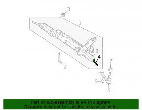 Steering rod BMW 3 E90 E92 07-12