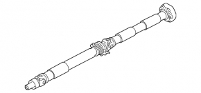 Drive shaft driveshaft Infiniti Q50 14-18 AWD 3.7