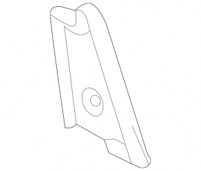 Left radiator seal Toyota Rav4 13-18