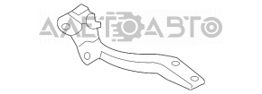 Hood hinge right Subaru Outback 15-19