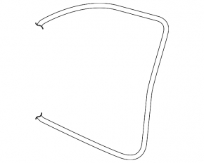 Door seal front left VW Tiguan 09-17