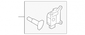 Right lower actuator motor for the heater air conditioner on a Volkswagen Arteon 19-23
