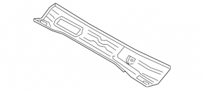 Metal windshield wiper pan for VW Jetta 19-24