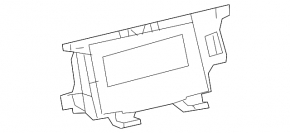 Monitor, display Lexus ES300h ES350 13-14 small display