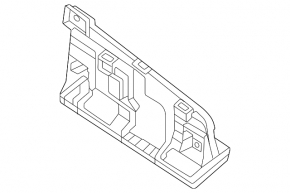 Kia Niro 23-24 right center front panel trim, black