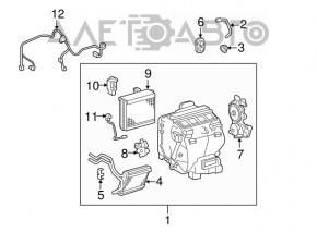 Heater assembly Lexus ES350 07-12