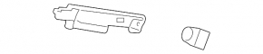 Front bumper mount left wing Chevrolet Cruze 11-15