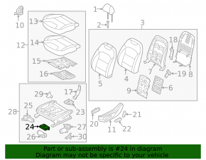 Memory Seat Control Module Kia Niro 20-22 HEV, PHEV