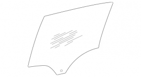 Rear left door glass Mercedes W167 GLE 350 450 20-24 tinted, butt