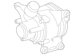 Water pump Mercedes W167 GLE 350 20-23 2.0T