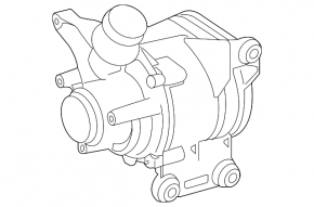 Water pump Mercedes C-class W205 300 19-21