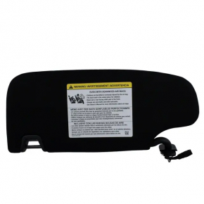 Right visor Ford Edge 19-24 black
