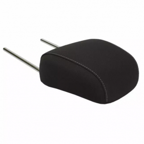 Front left headrest for Ford Escape MK3 2017-2019, black fabric, gray stitching