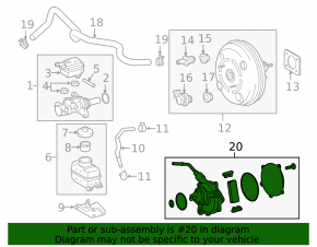 Vacuum pump Toyota Highlander 20-22 3.5