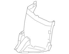 Front left fender liner for Volkswagen Arteon 22-23