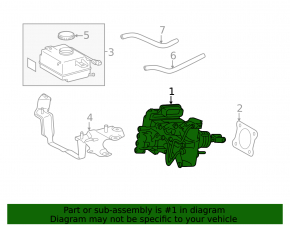 Lexus CT200h 11-17 Master Brake Cylinder Complete with ABS