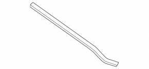 Seal wing hood-wing left Subaru Impreza WRX GH 08-14