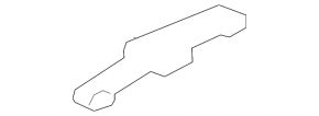 Rear bumper bracket lower right VW Touareg 11-17