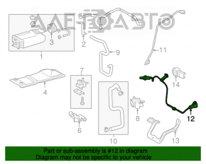 Lambda probe 2 Toyota Highlander 14-19 2.7