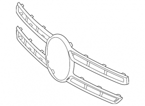 Grille trim for Mercedes W167 GLE 350 450 450e 24-26