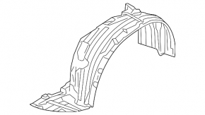 Front right mudguard Mazda CX-5 13-16