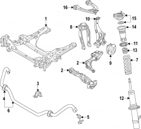 Front left axle shaft Mazda CX-90 24-26