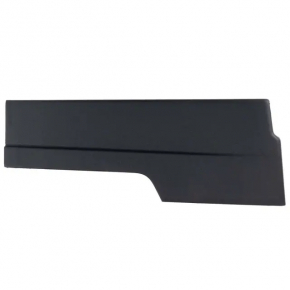 Front right passenger seat runner cover for Ford Explorer 20-23, black, with trim