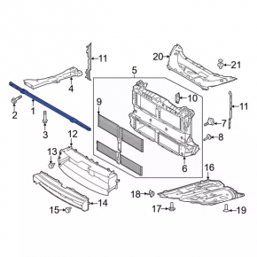 Ford Escape MK4 2020-26 Lower TV Bar