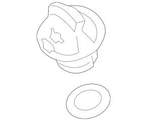 Oil filler cap GMC Terrain 18-21 LYX