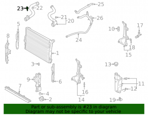 Coolant Temperature Sensor BMW X5 E70 07-13