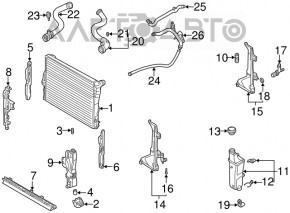 Coolant Temperature Sensor BMW X5 E70 07-13