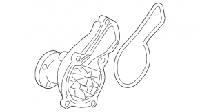 Water pump Honda HR-V 16-22