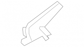 Left windshield wiper seal Chevrolet Equinox 10-17 torn