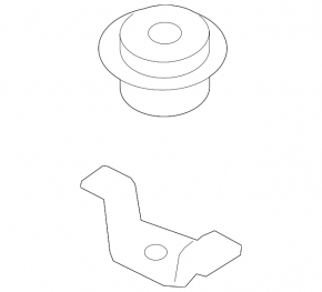 Radiator bracket upper right Hyundai Sonata 15-17 2.4