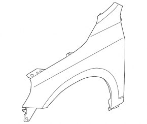 Front right fender Volvo S60 14-18 rest.