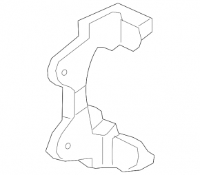 Rear left caliper bracket for BMW X5 F15 14-18 (345/24mm)