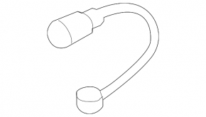 Brake pad wear sensor rear left BMW X5 F15 14-18
