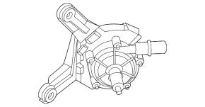 Auxiliary cooling pump for the Kia Niro 23-26 HEV, PHEV inverter