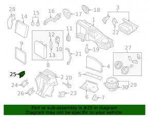 Actuator motor heater drive ventilation VW CC 08-17 with traction