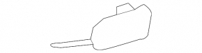 Plug towing hook rear bumper right BMW X5 E70 11-13 rest, M Sport