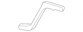 Rear bumper mount, outer left, Lexus GX460 10-23