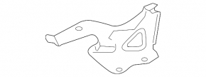 Right hood hinge for Toyota Avalon 13-18