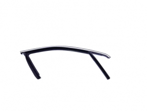 Upper front left door molding Jeep Compass 17-24 chrome with glass seal