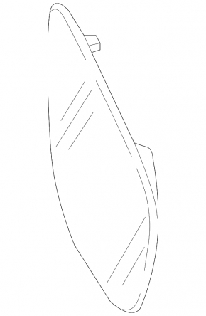 Left mirror element for Honda Accord 18-22