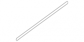 Front right lower door seal Nissan Sentra 13-19