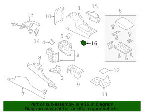 Subaru XV Crosstrek 13-17 Seat Heating Button