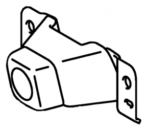 Toyota Rav4 22 rear view camera in the grille