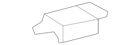 SRS airbag module airbag computer Toyota Highlander 08-10
