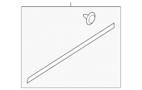 Door trim lower front right Subaru b10 Tribeca